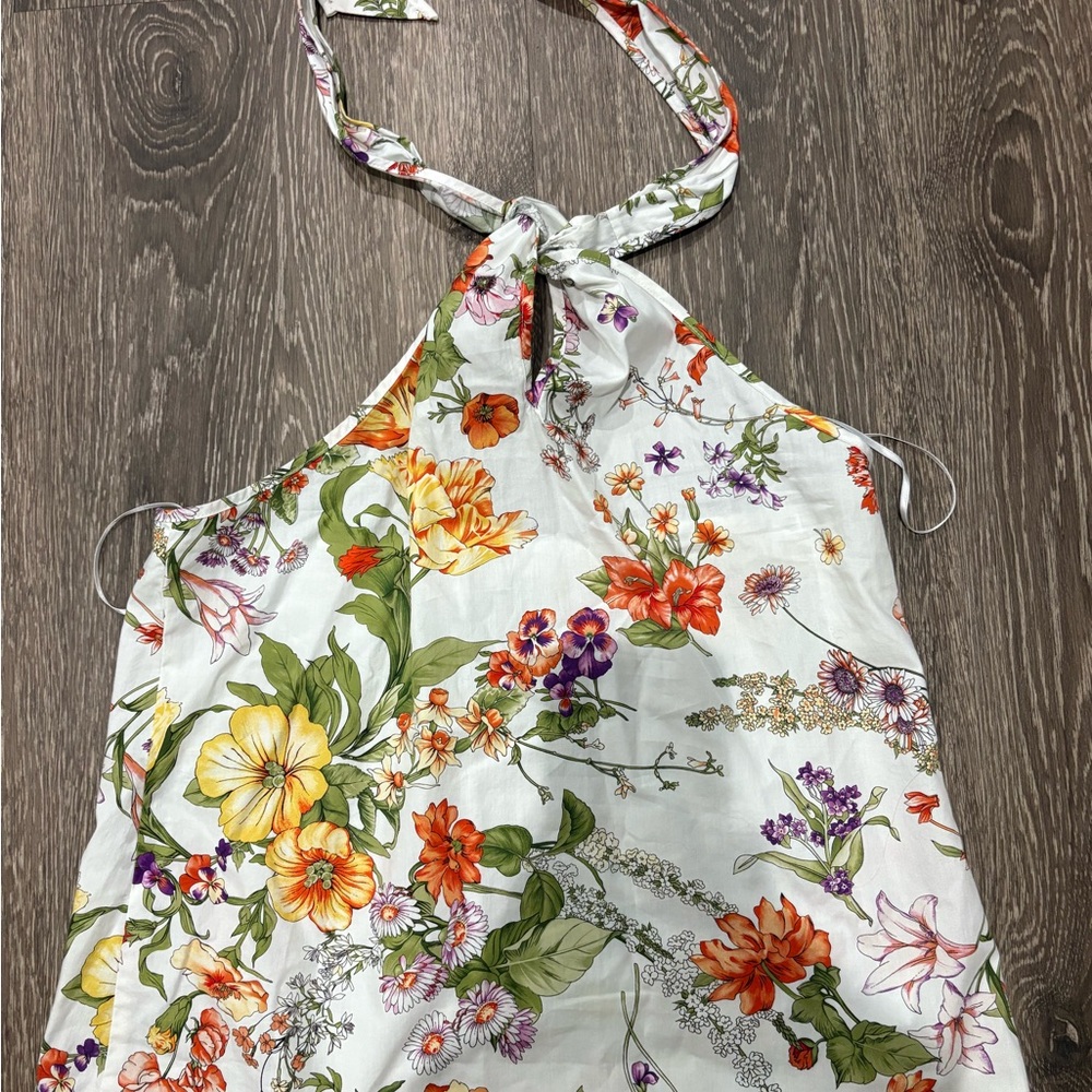 J. Crew Halter top in Ratti® tropical floral Size S
